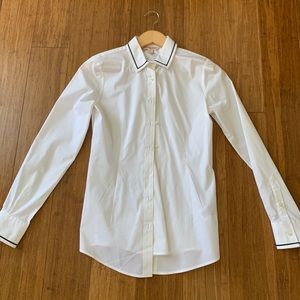 Womens Brooks Brothers collared shirt